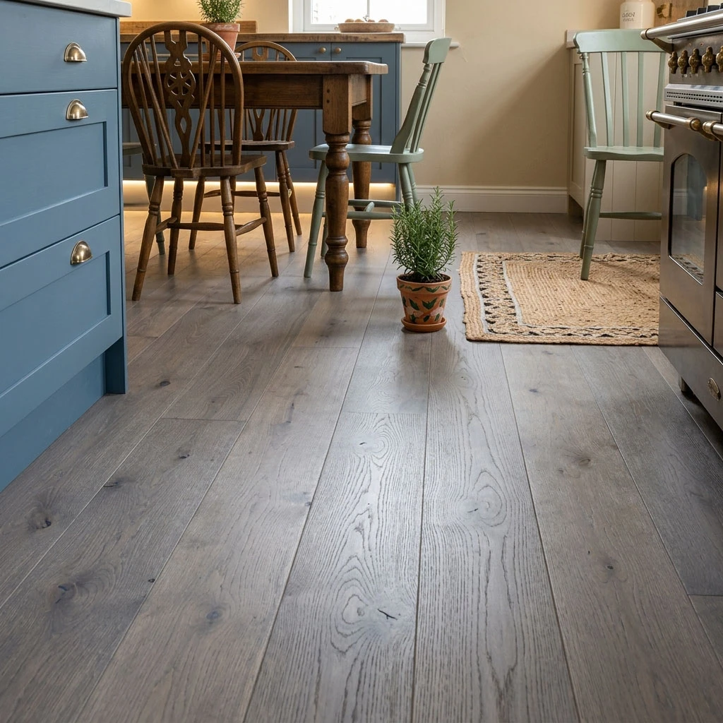 PARQUET PREFINITI – Rovere 1 Strip – Thermo Family – Carbonizzato – Spazzolato