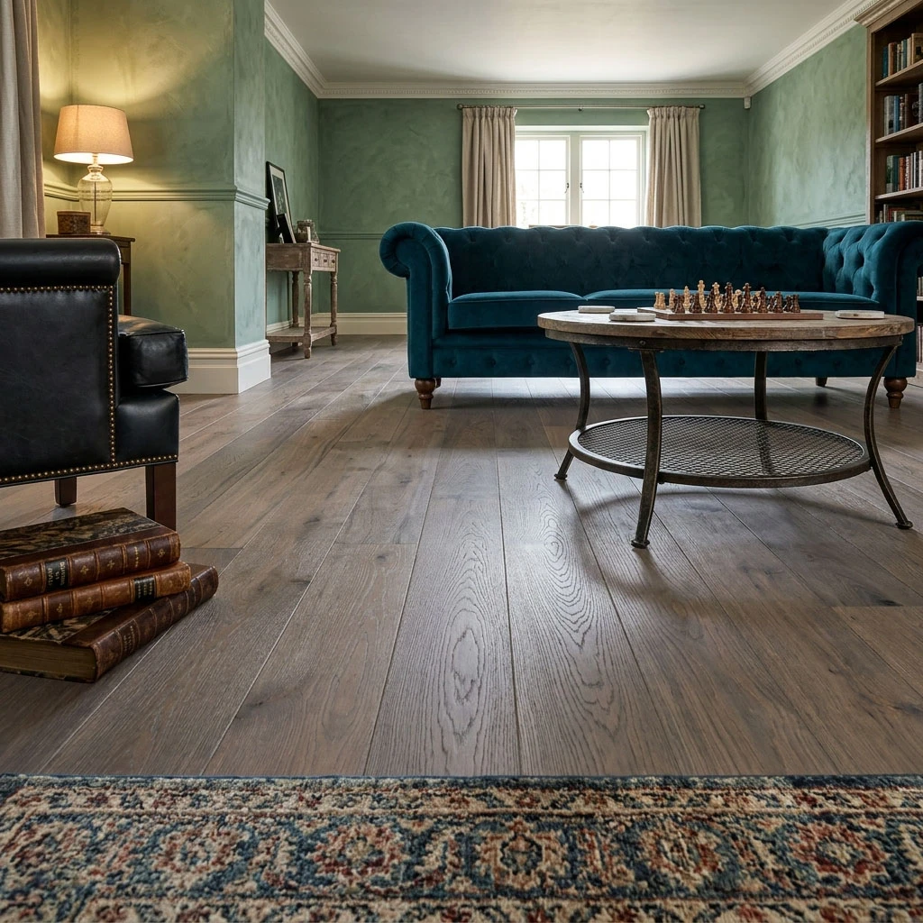PARQUET PREFINITI – Rovere 1 Strip – Thermo Family – Carbonizzato – Spazzolato
