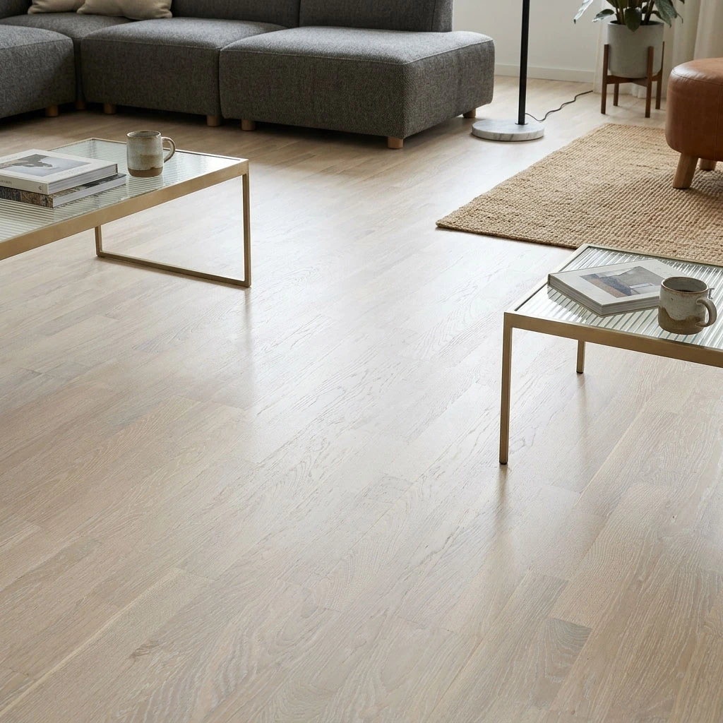 PARQUET PREFINITI – Rovere 4 Strip – Verniciato Opaco Bianco