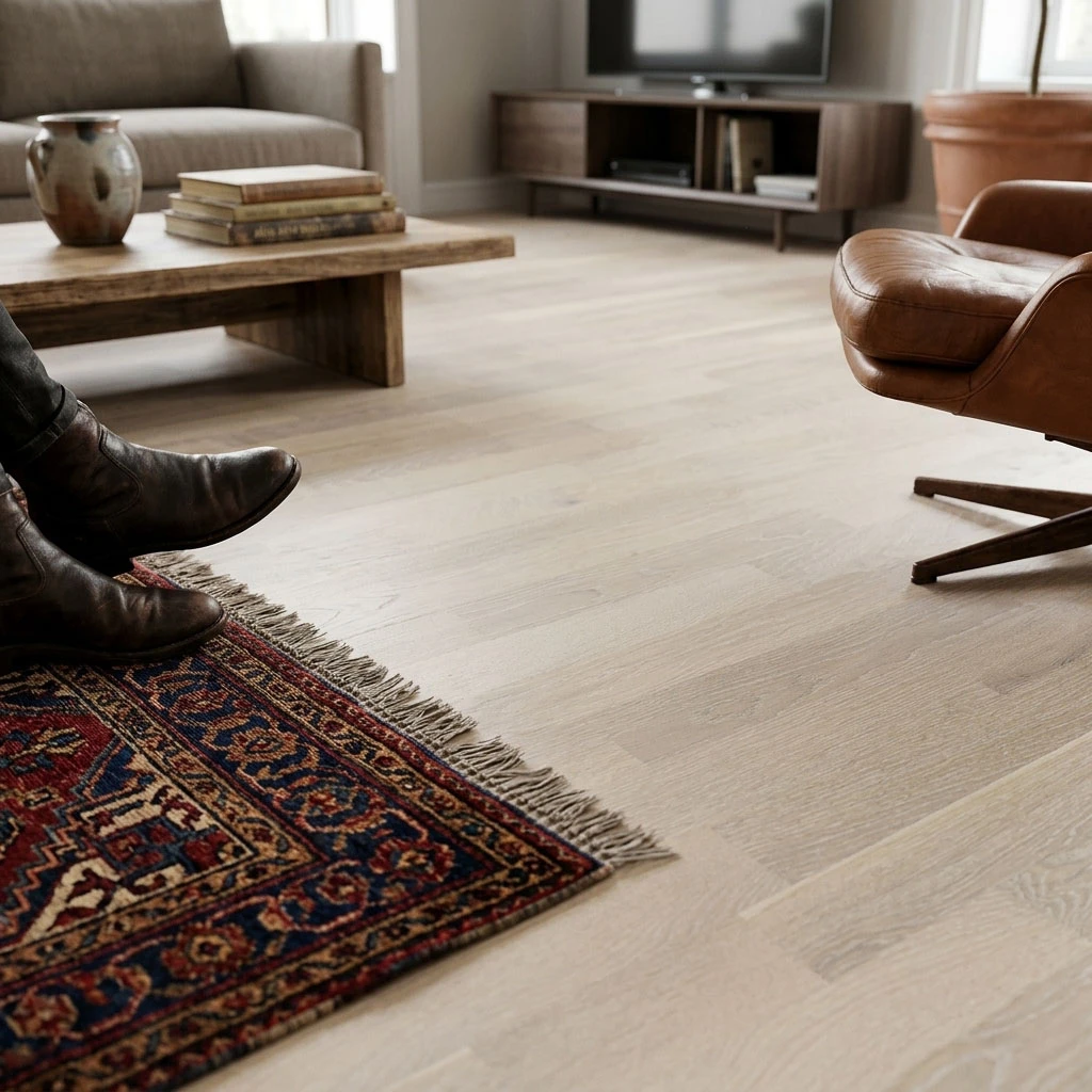 PARQUET PREFINITI – Rovere 4 Strip – Verniciato Opaco Bianco