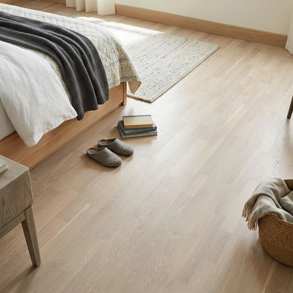 PARQUET PREFINITI – Rovere 4 Strip – Verniciato Opaco Bianco