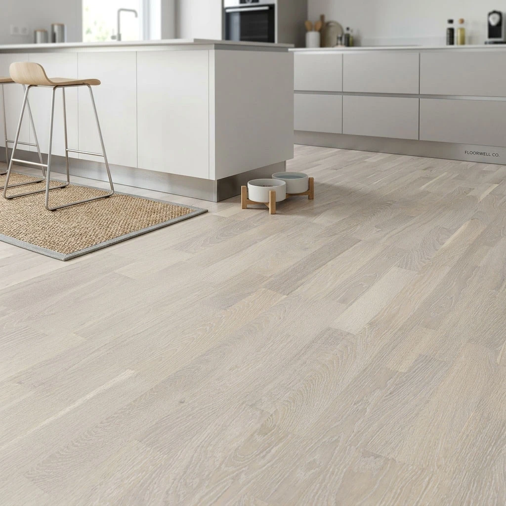 PARQUET PREFINITI – Rovere 4 Strip – Verniciato Opaco Bianco