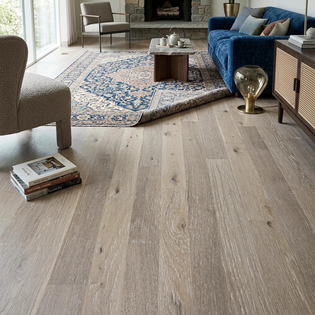 PARQUET PREFINITI – Rovere 6 Strip Crema – Verniciato Opaco – Spazzolato – Stock residuo: 5 mq – Offerta: € 104,71