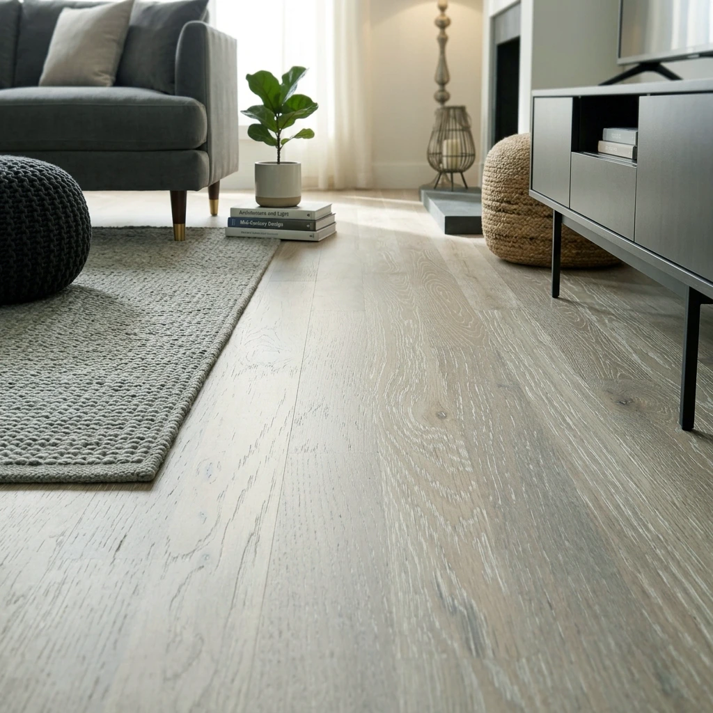 PARQUET PREFINITI – Rovere 6 Strip Crema – Verniciato Opaco – Spazzolato – Stock residuo: 5 mq – Offerta: € 104,71