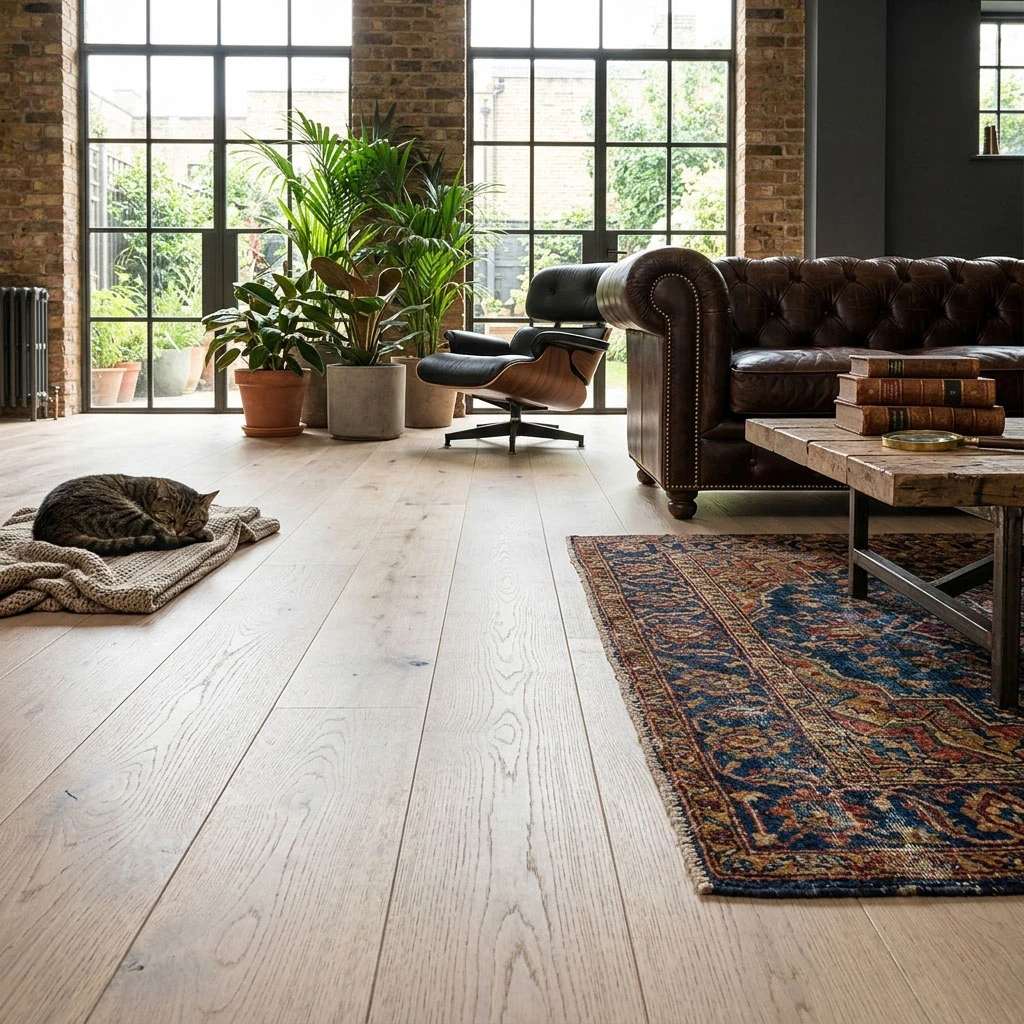 PARQUET PREFINITI – Rovere Jumbo Country Old West – Maxi Plancia Intera – Bianco