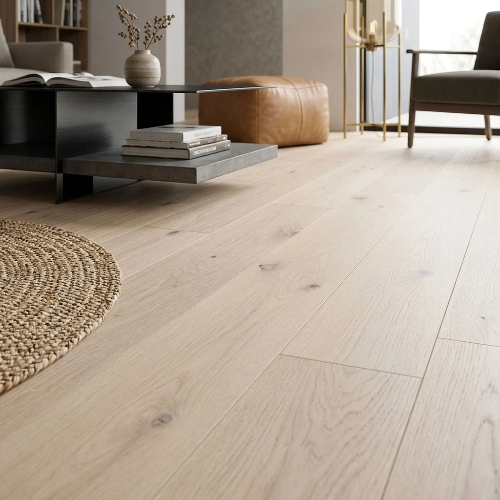 PARQUET PREFINITI – Rovere Jumbo Country Old West – Maxi Plancia Intera – Bianco