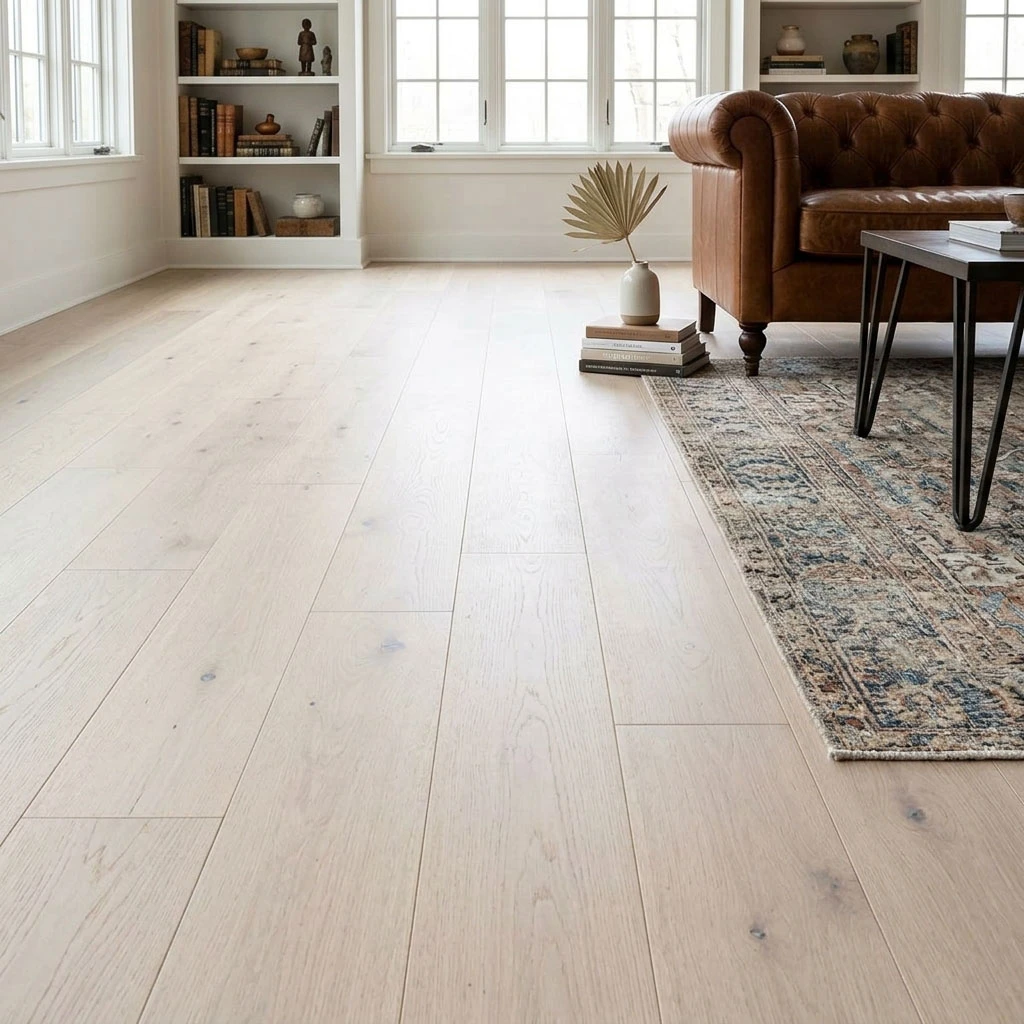 PARQUET PREFINITI – Rovere Jumbo Country Old West – Maxi Plancia Intera – Bianco