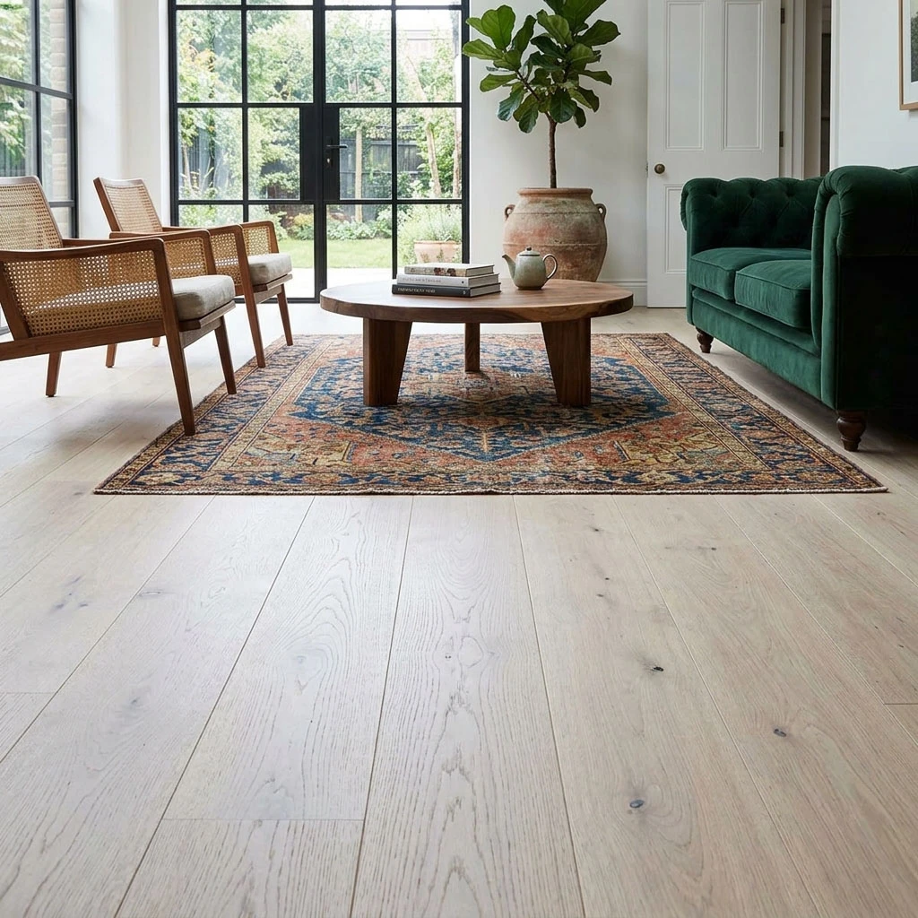 PARQUET PREFINITI – Rovere Jumbo Country Old West – Maxi Plancia Intera – Bianco