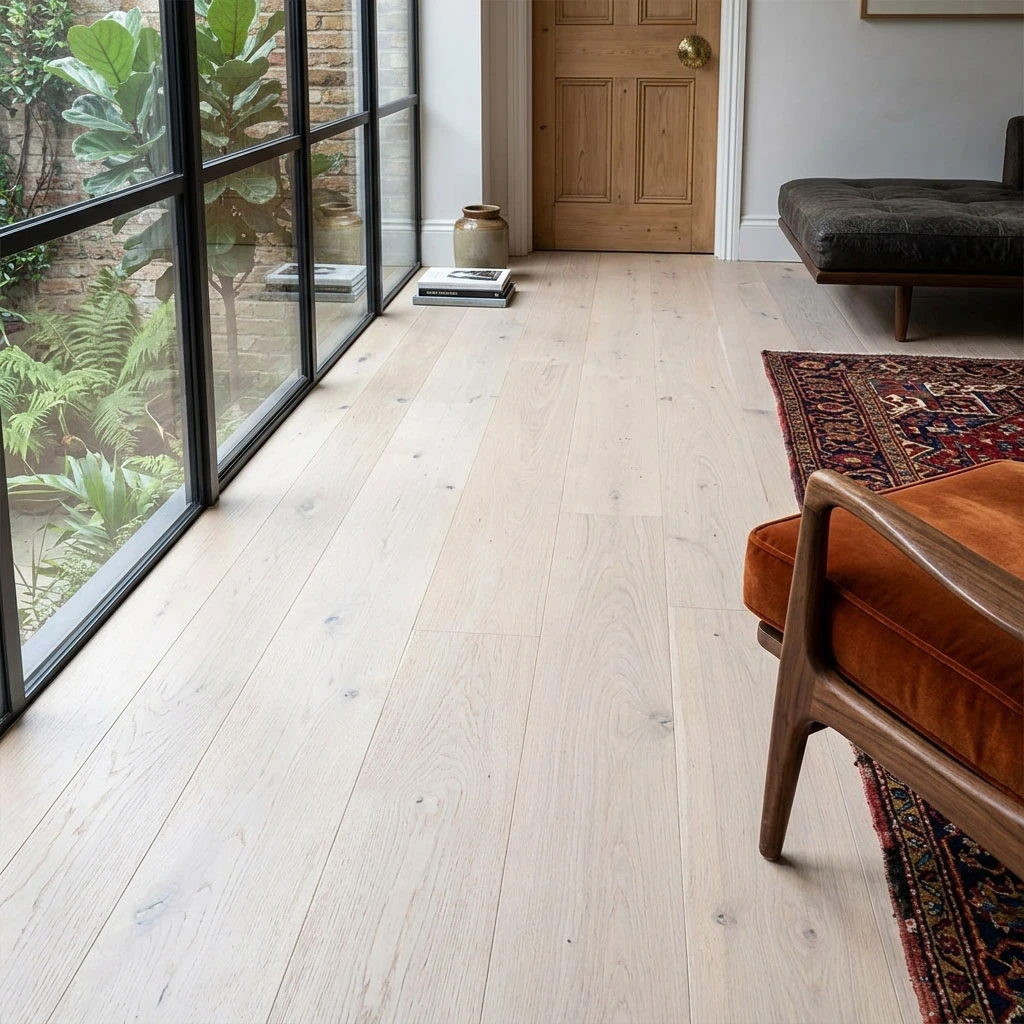 PARQUET PREFINITI – Rovere Jumbo Country Old West – Maxi Plancia Intera – Bianco