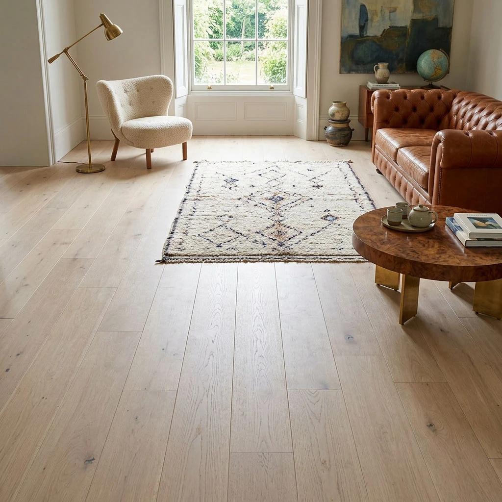 PARQUET PREFINITI – Rovere Jumbo Country Old West – Maxi Plancia Intera – Bianco