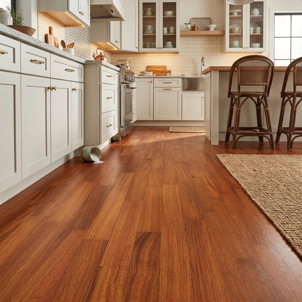 PARQUET PREFINITI – Doussié Brasile 3 Strip – Stock: 6,360mq – Offerta: € 164,10