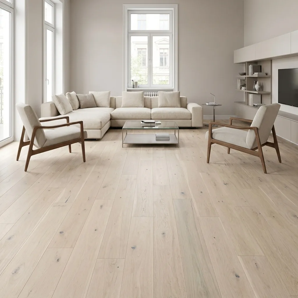 PARQUET PREFINITI – Rovere 1 Strip Crema – Verniciato Opaco – Spazzolato – Stock residuo: 5 mq – Offerta: € 110,35