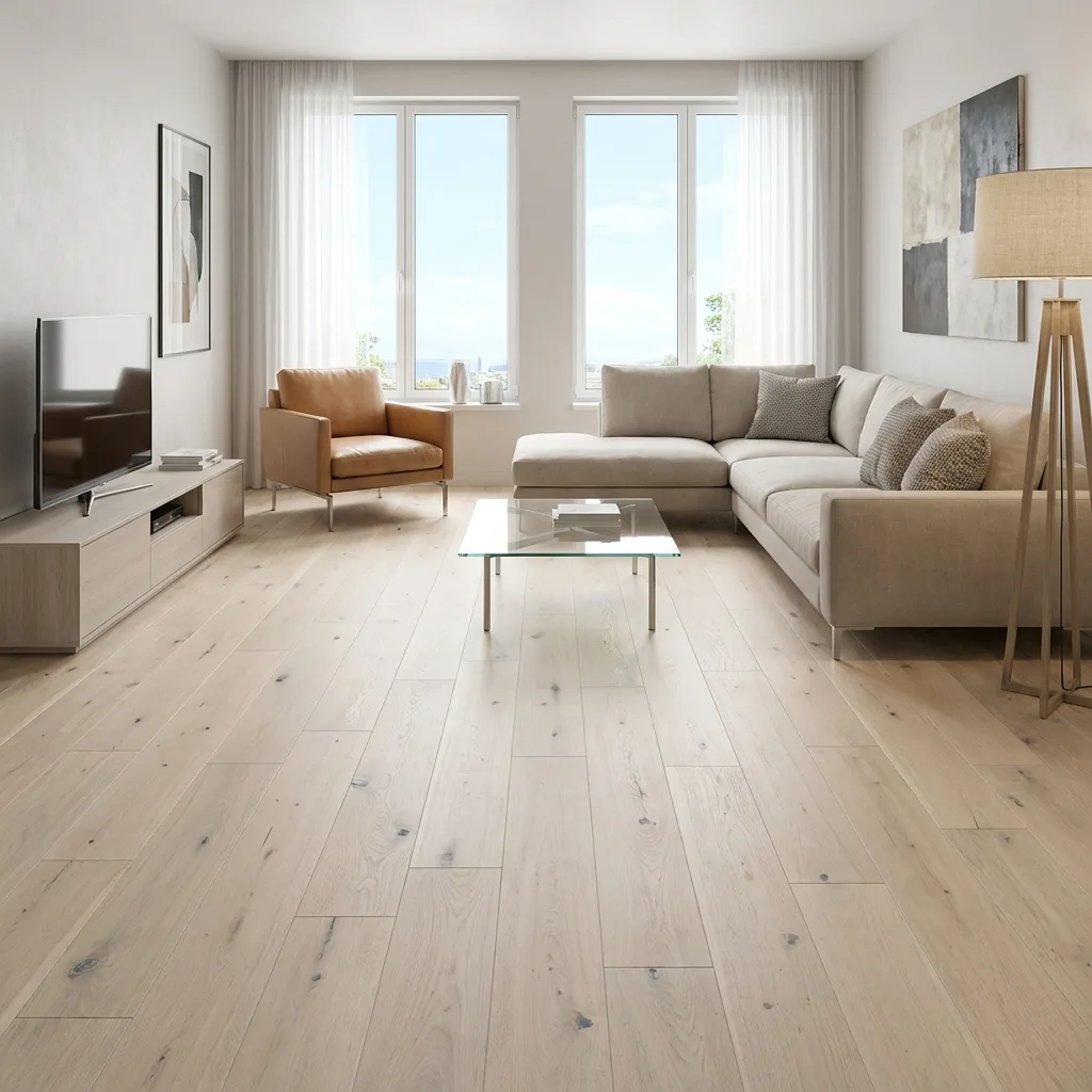 PARQUET PREFINITI – Rovere 1 Strip Crema – Verniciato Opaco – Spazzolato – Stock residuo: 5 mq – Offerta: € 110,35