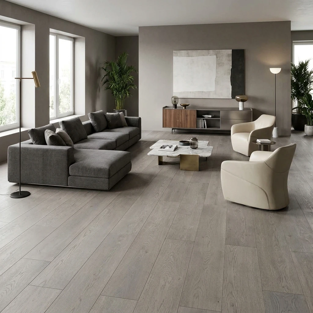 PARQUET PREFINITI – Rovere 1 Strip – Grigio – Spazzolato – Stock residuo: 8 mq – Offerta: € 186,98