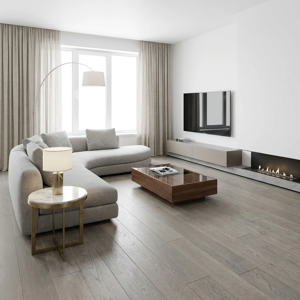 PARQUET PREFINITI – Rovere 1 Strip – Grigio – Spazzolato – Stock residuo: 8 mq – Offerta: € 186,98
