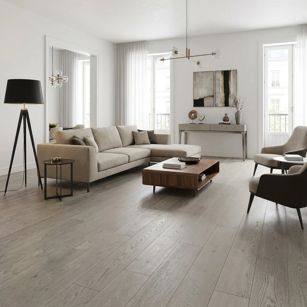 PARQUET PREFINITI – Rovere 1 Strip – Grigio – Spazzolato – Stock residuo: 8 mq – Offerta: € 186,98