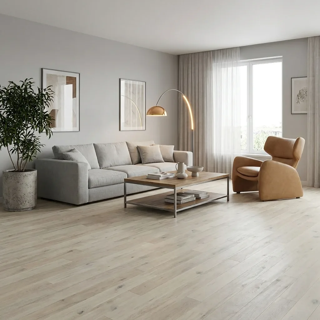 PARQUET PREFINITI – Rovere 1 Strip – Plancetta Bianca – Verniciato Opaco – Spazzolato – Stock residuo: 9 mq – Offerta: € 226,71