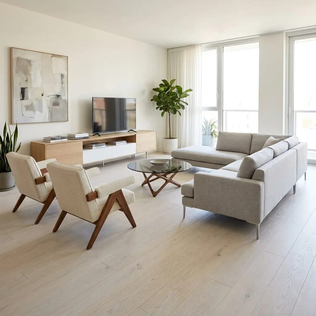 PARQUET PREFINITI – Rovere 1 Strip – Verniciato Bianco Opaco – Olio Oxy – Spazzolato – Stock residuo: 5 mq – Offerta: € 105,07
