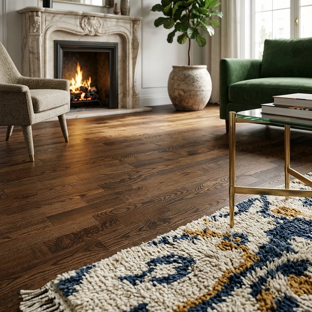 PARQUET PREFINITI – Rovere 3 Strip – Caffè – Verniciato Opaco – Spazzolato