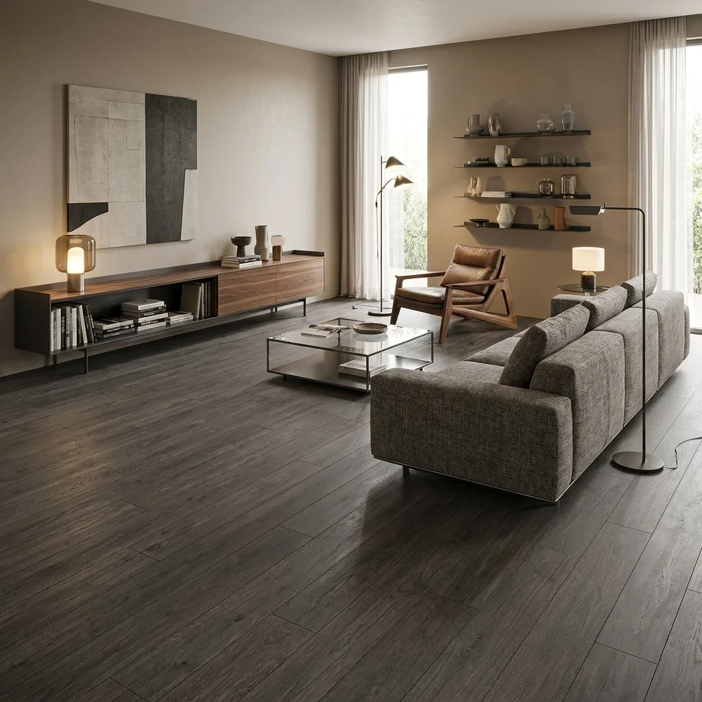 PARQUET PREFINITI – Rovere 3 Strip – Grafite – Verniciato Opaco – Stock residuo: 9 mq – Offerta: € 160,65