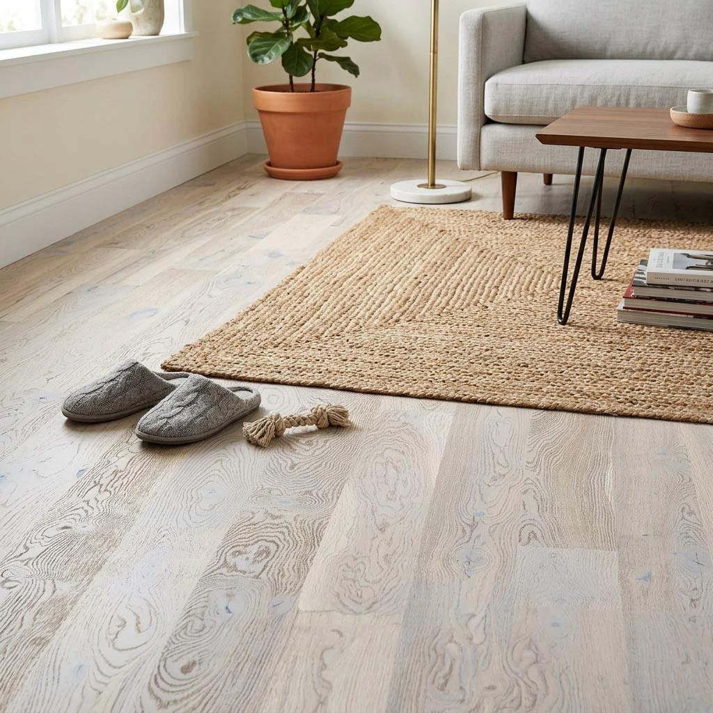 PARQUET PREFINITI – Rovere 3 Strip – Pannacotta – Verniciato Spazzolato – Stock residuo: 6 mq – Offerta: € 113,84