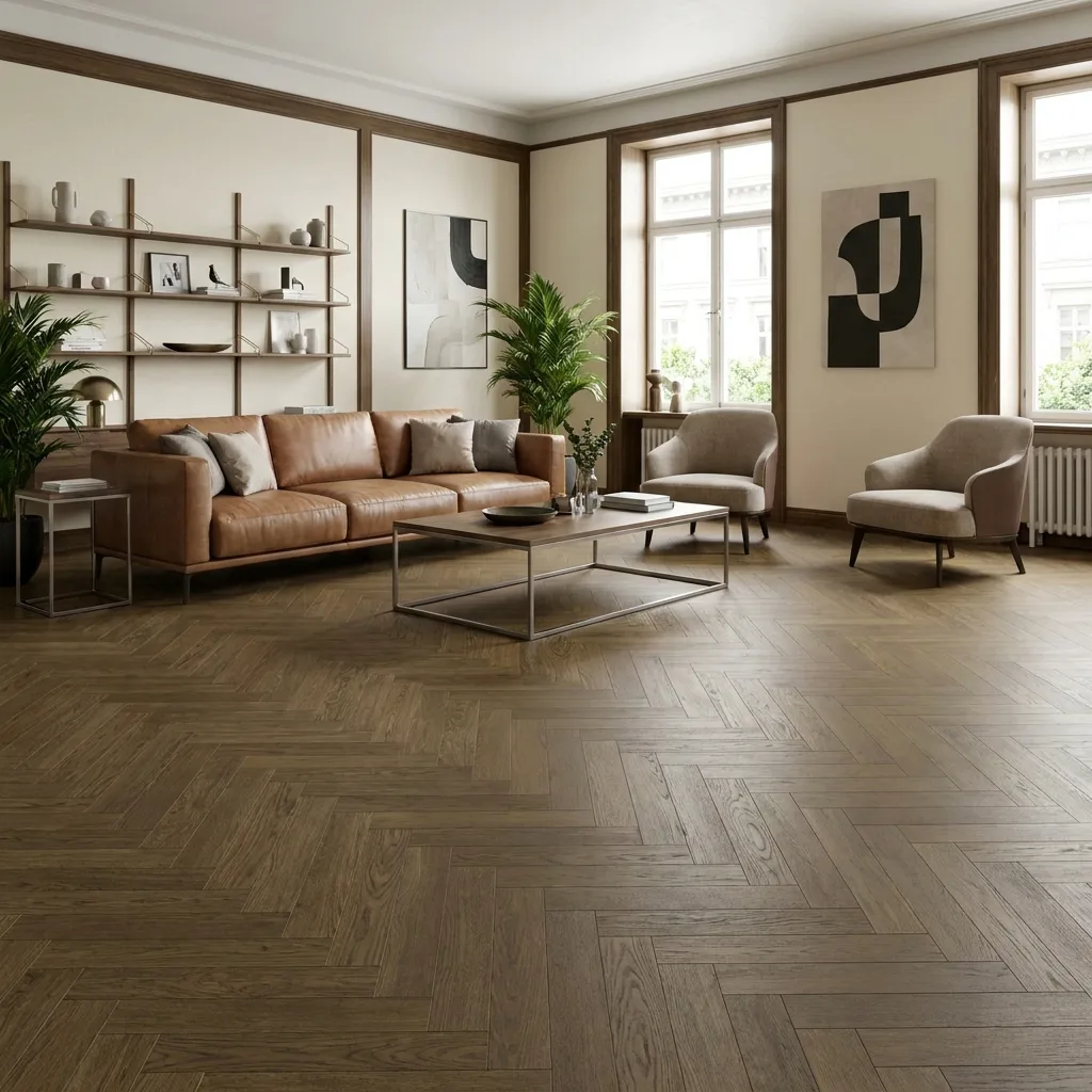 PARQUET PREFINITI – Rovere Spina Italiana Como – Verniciato Opaco – Spazzolato