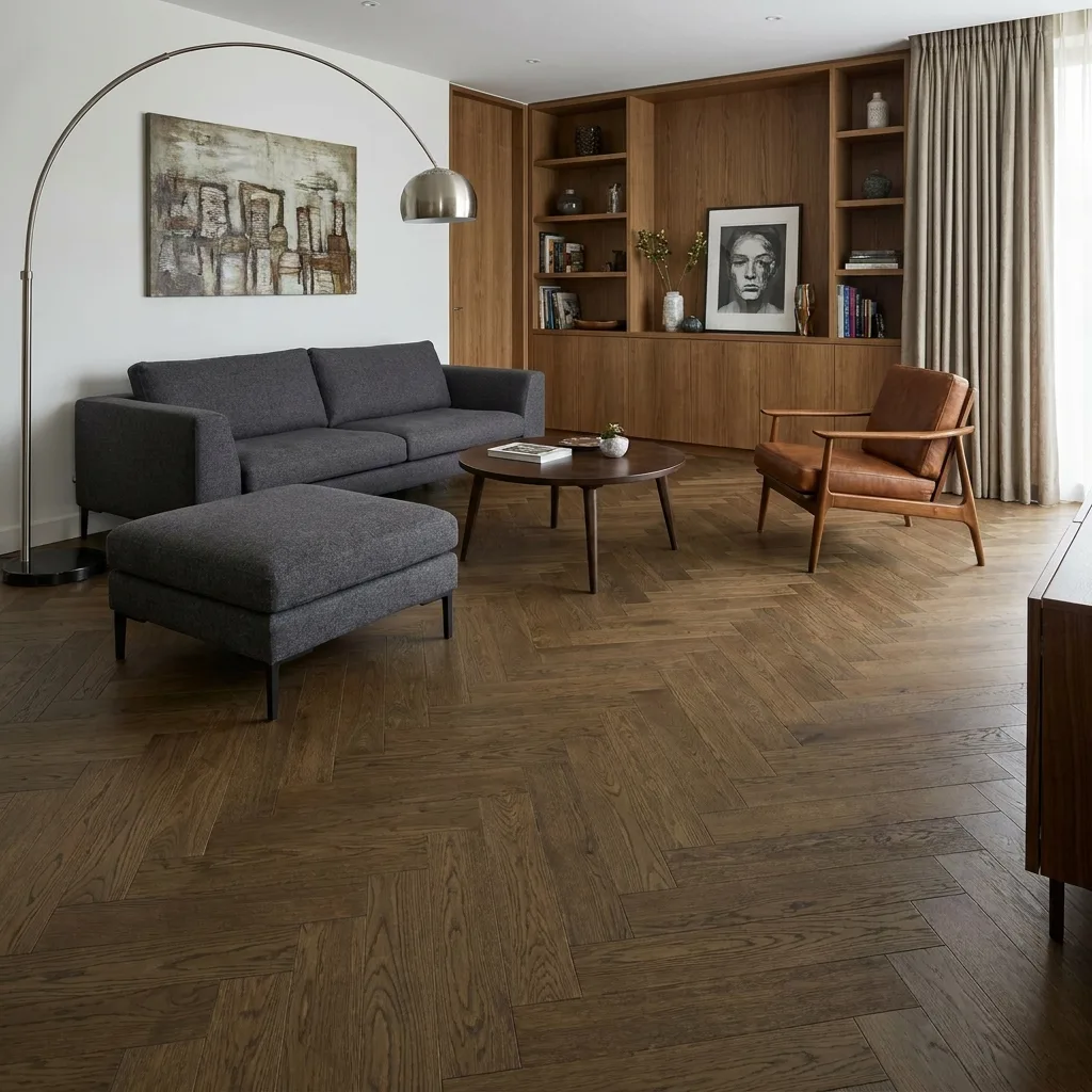 PARQUET PREFINITI – Rovere Spina Italiana Como – Verniciato Opaco – Spazzolato