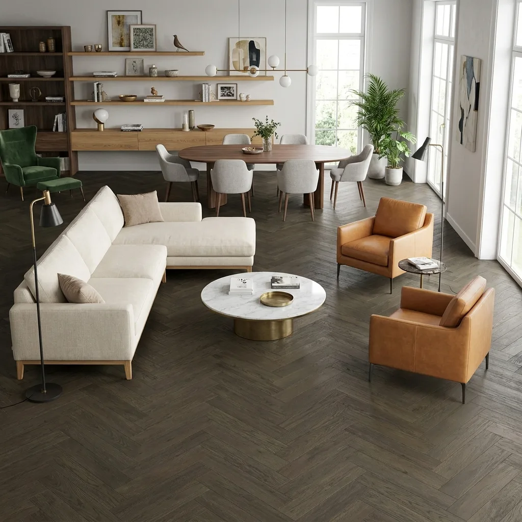 PARQUET PREFINITI – Rovere Spina Italiana Como – Verniciato Opaco – Spazzolato