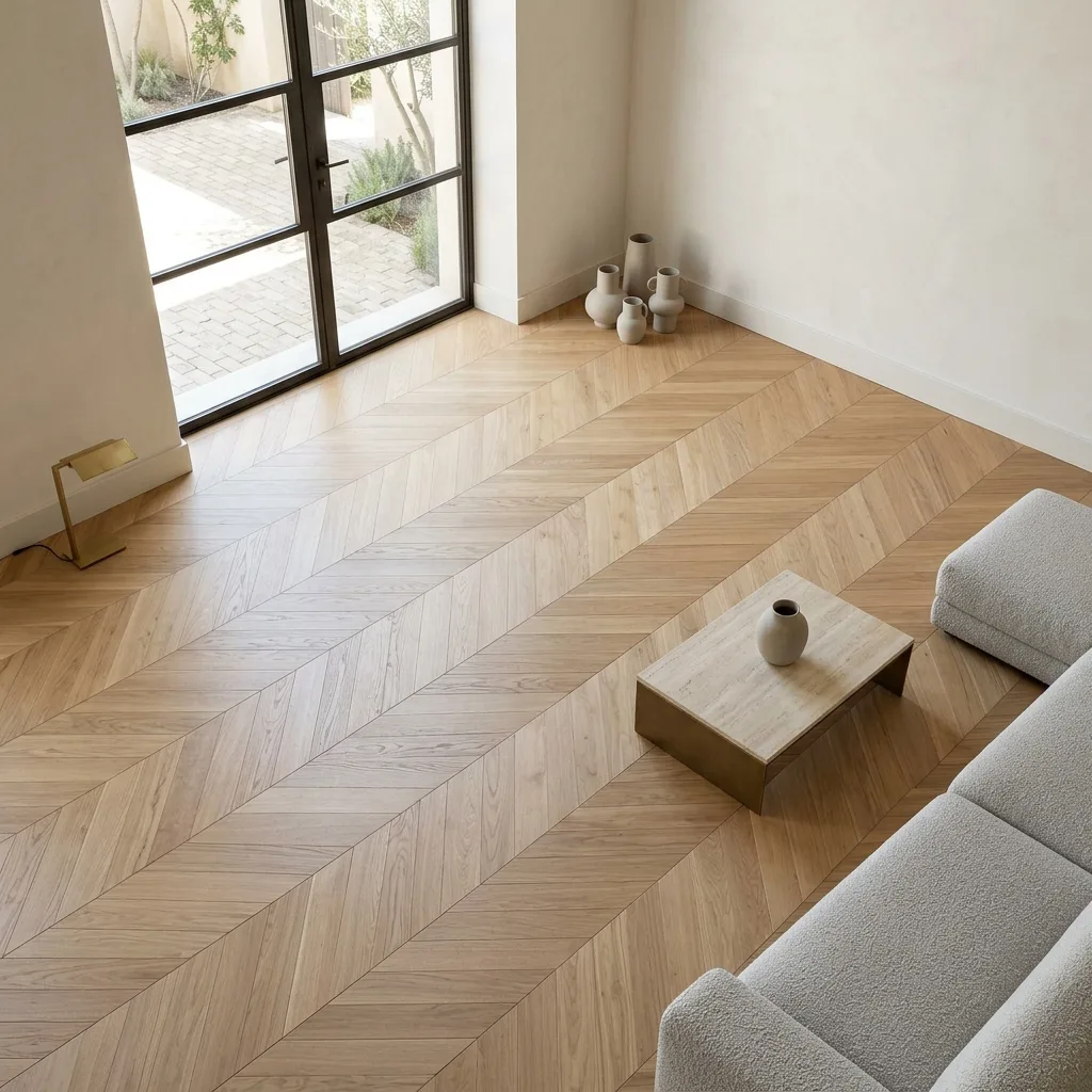 PARQUET SPINA FRANCESE – Rovere Plancetta Spina Francese – Olio Cerato – Taglio 45° – Stock: 7,000mq – Offerta: € 213,50