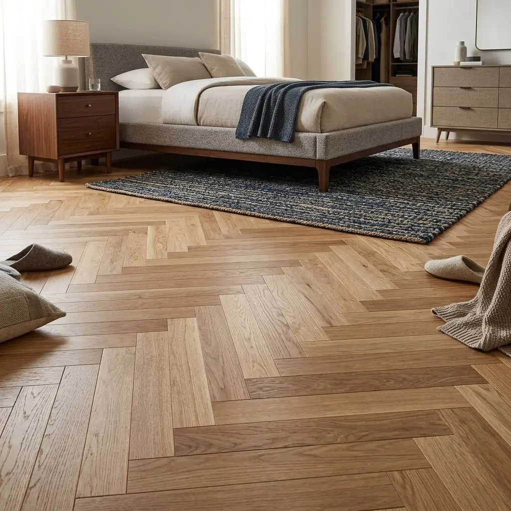 PARQUET SPINA ITALIANA – ROVERE 2 STRATI – TAGLIO 90°