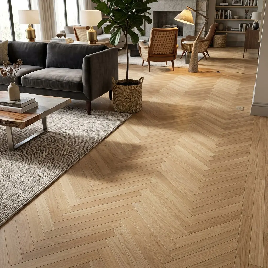 PARQUET SPINA ITALIANA – ROVERE 2 STRATI – TAGLIO 90°