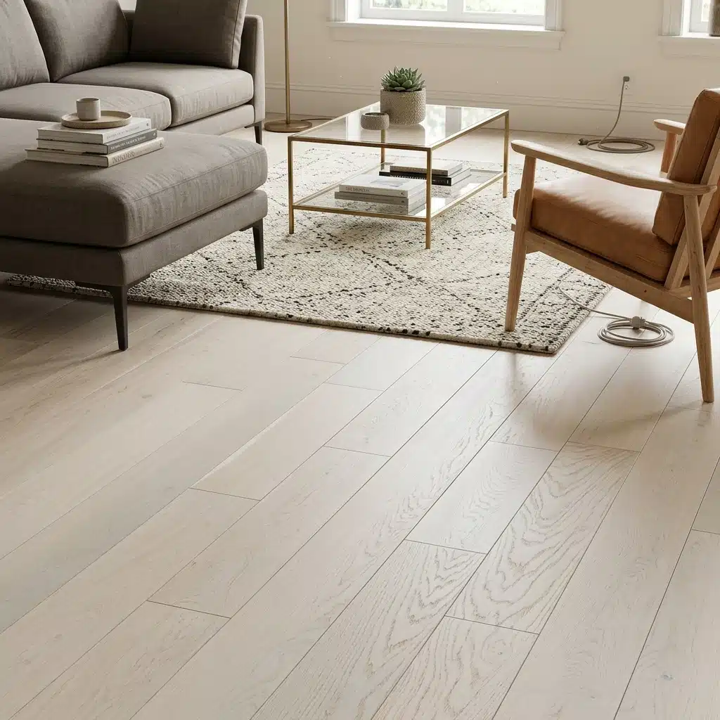 PARQUET PREFINITI – Rovere 1 Strip – Cappuccino – Verniciato Opaco – Spazzolato