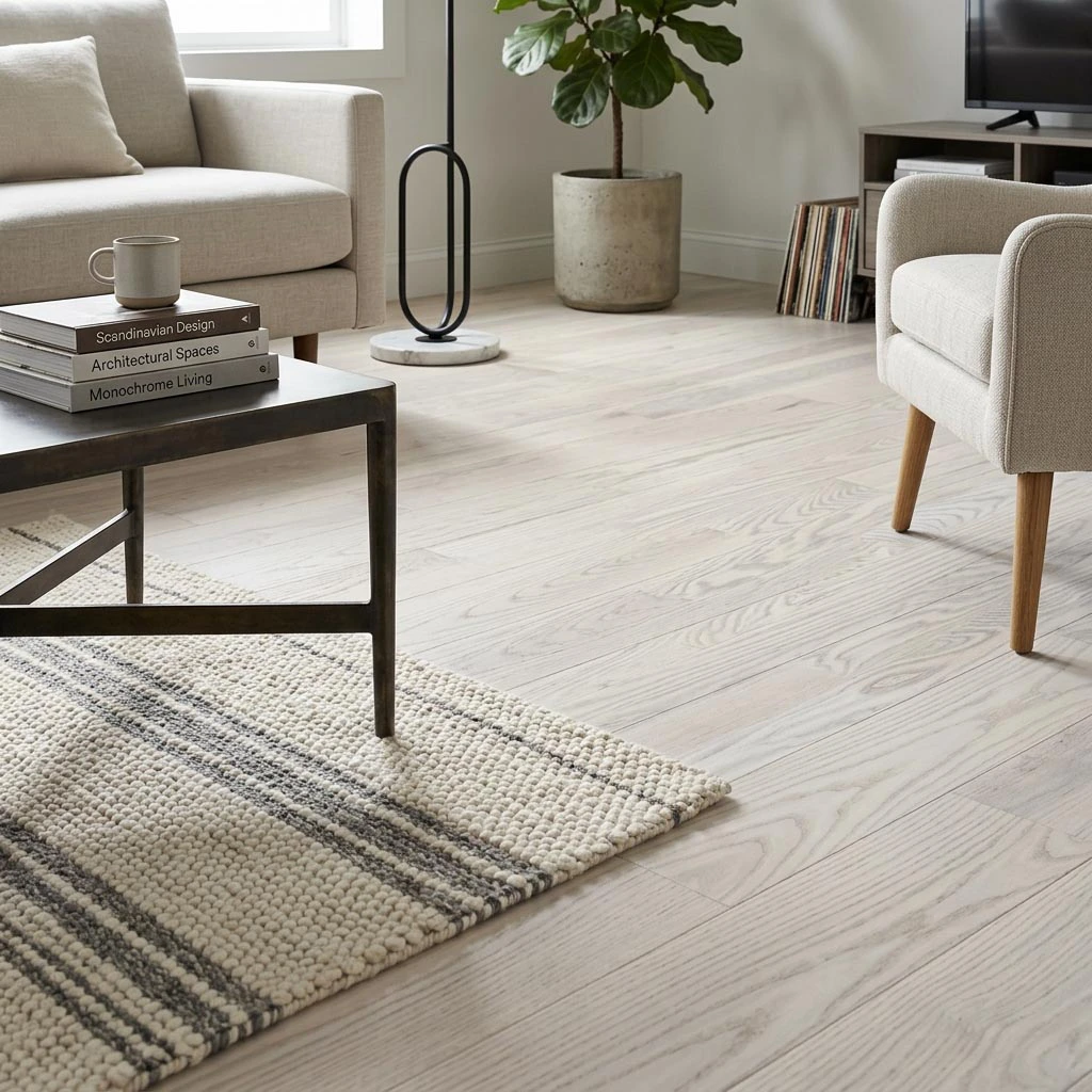 PARQUET PREFINITI – Rovere 3 Strip – Verniciato Opaco Bianco