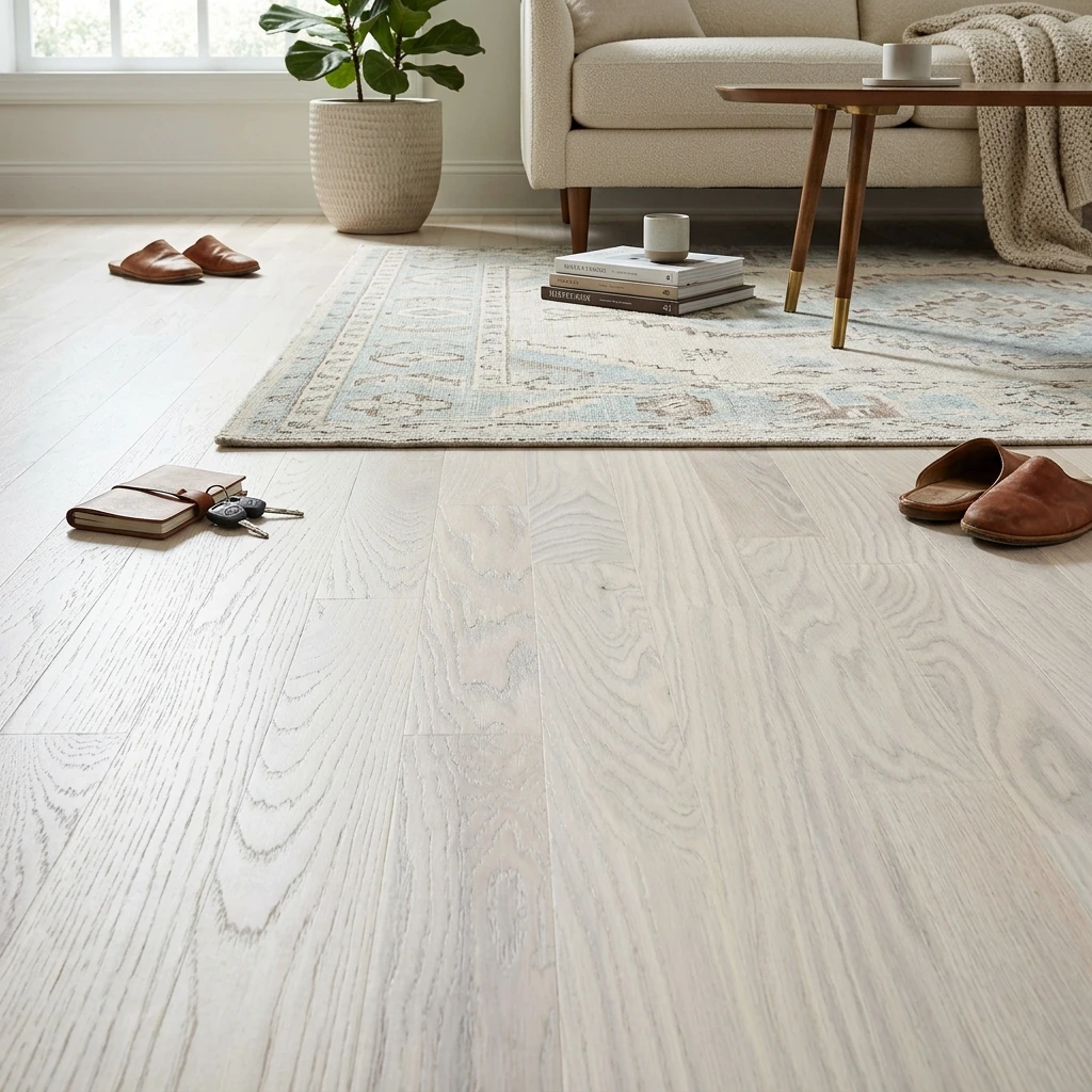 PARQUET PREFINITI – Rovere 3 Strip – Verniciato Opaco Bianco