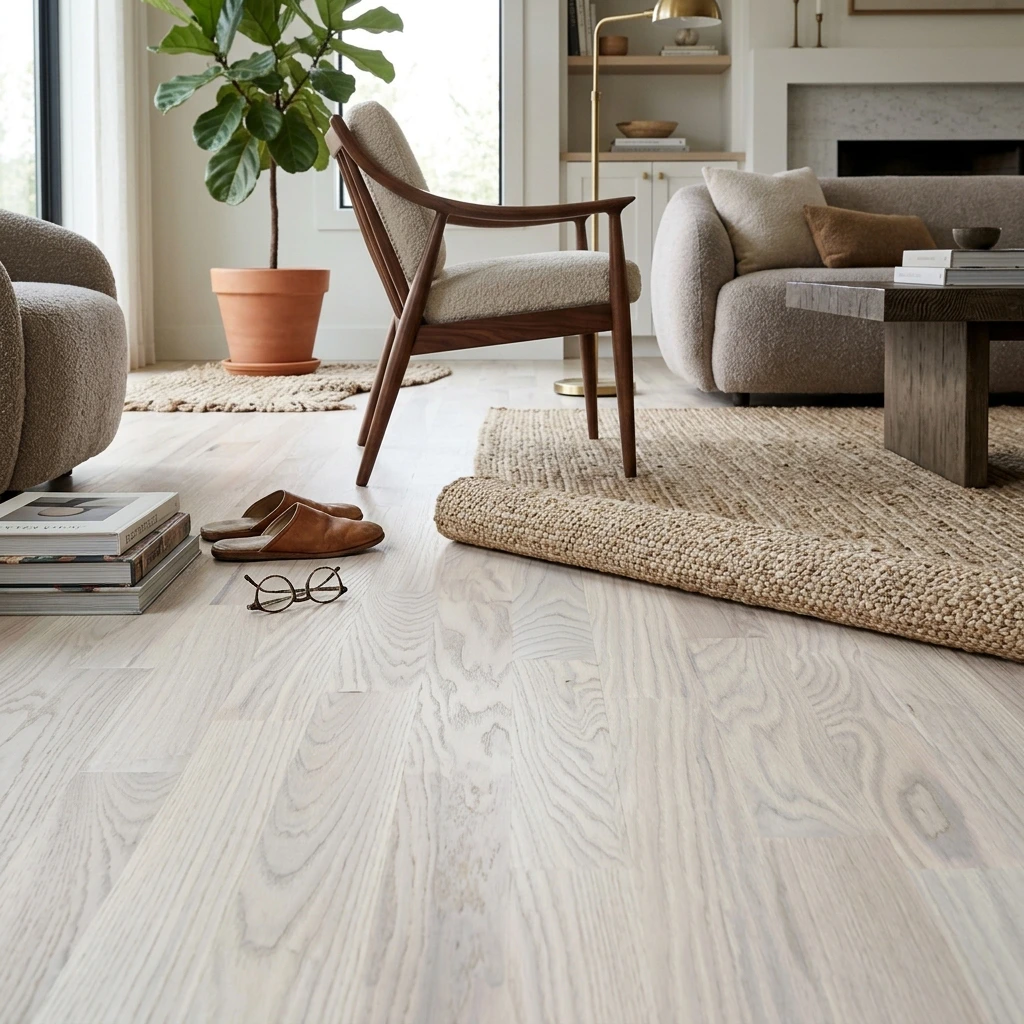 PARQUET PREFINITI – Rovere 3 Strip – Verniciato Opaco Bianco