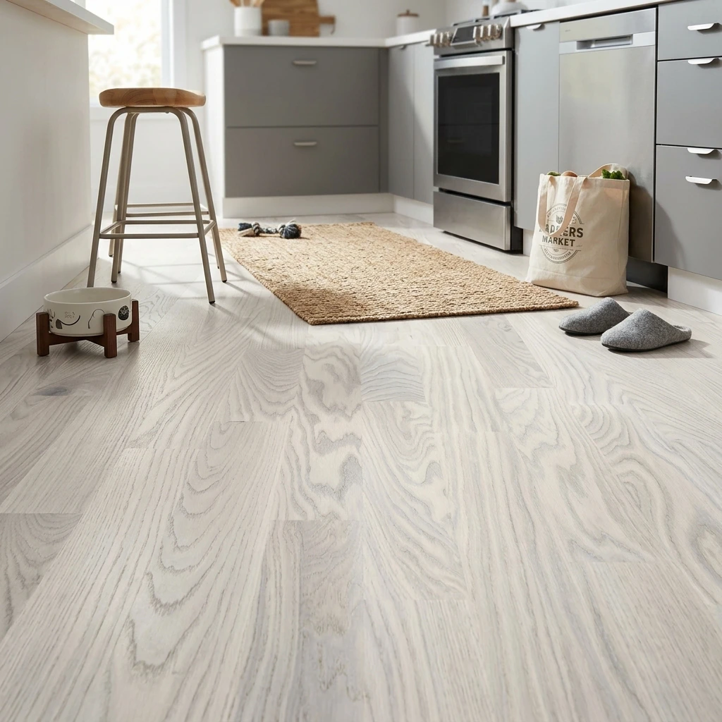 PARQUET PREFINITI – Rovere 3 Strip – Verniciato Opaco Bianco
