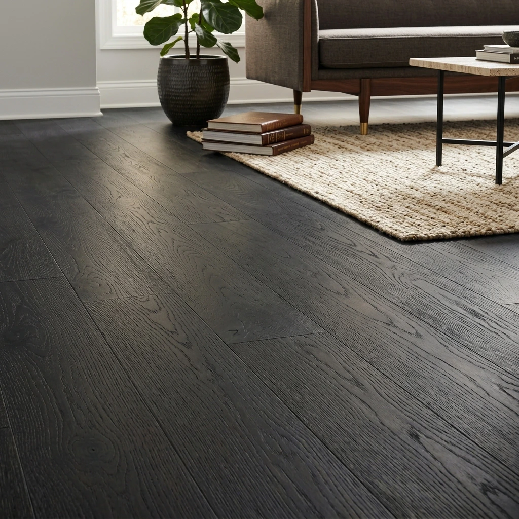 PARQUET PREFINITI – Rovere 3 Strip – Verniciato Nero – Stock residuo: 11 mq – Offerta: € 193,90