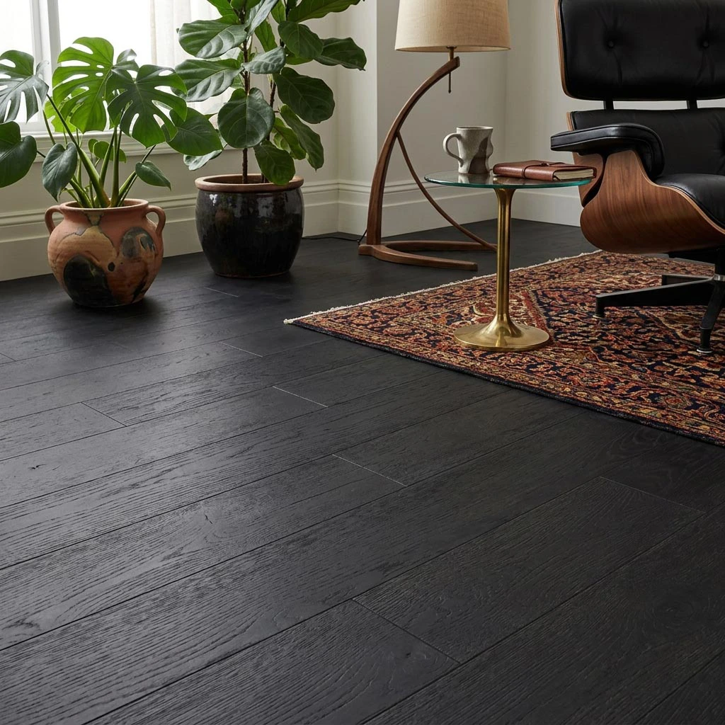 PARQUET PREFINITI – Rovere 3 Strip – Verniciato Nero – Stock residuo: 11 mq – Offerta: € 193,90