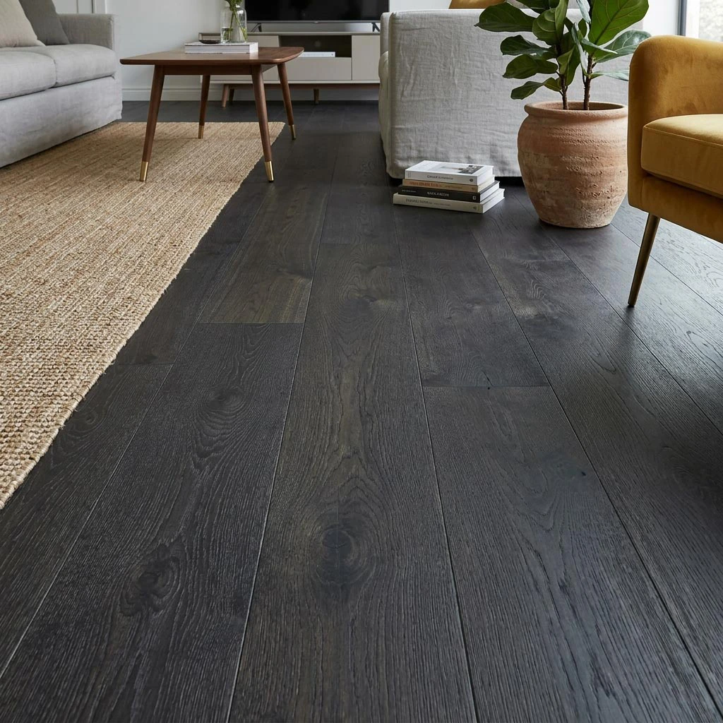 PARQUET PREFINITI – Rovere 3 Strip – Verniciato Nero – Stock residuo: 11 mq – Offerta: € 193,90