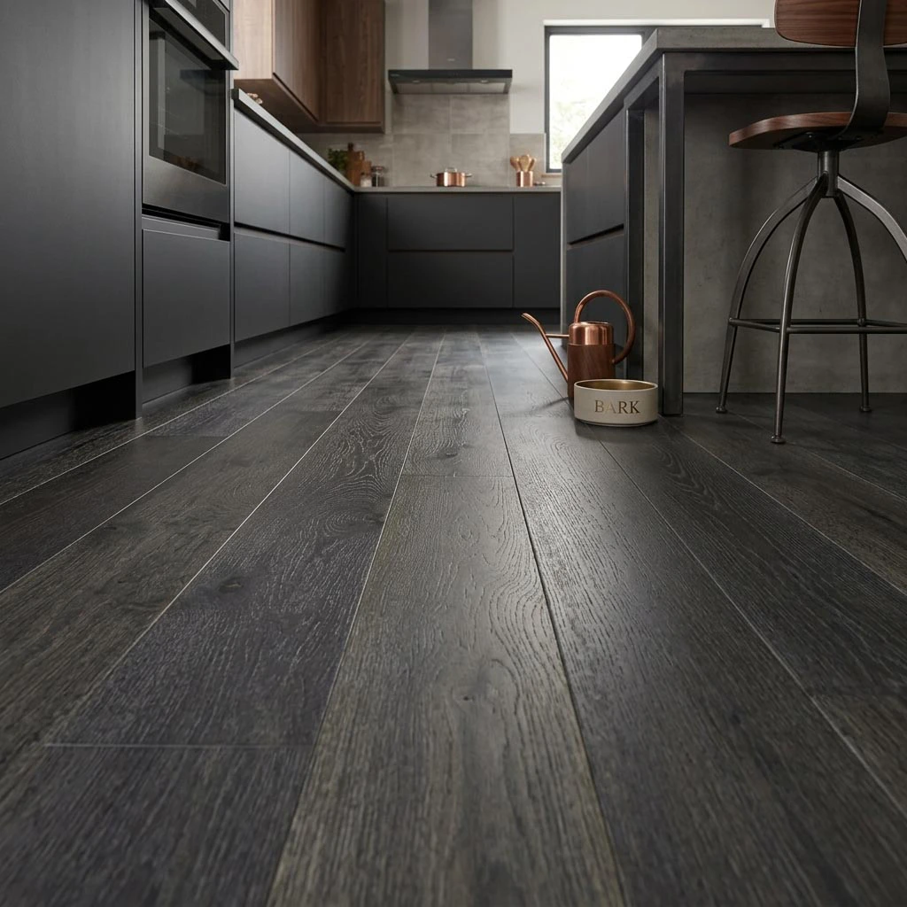 PARQUET PREFINITI – Rovere 3 Strip – Verniciato Nero – Stock residuo: 11 mq – Offerta: € 193,90