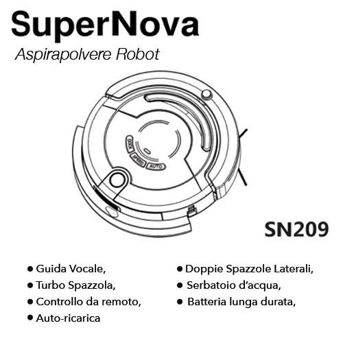 OFFERTA ROBOT SuperNova con PAVIMENTO e POSA