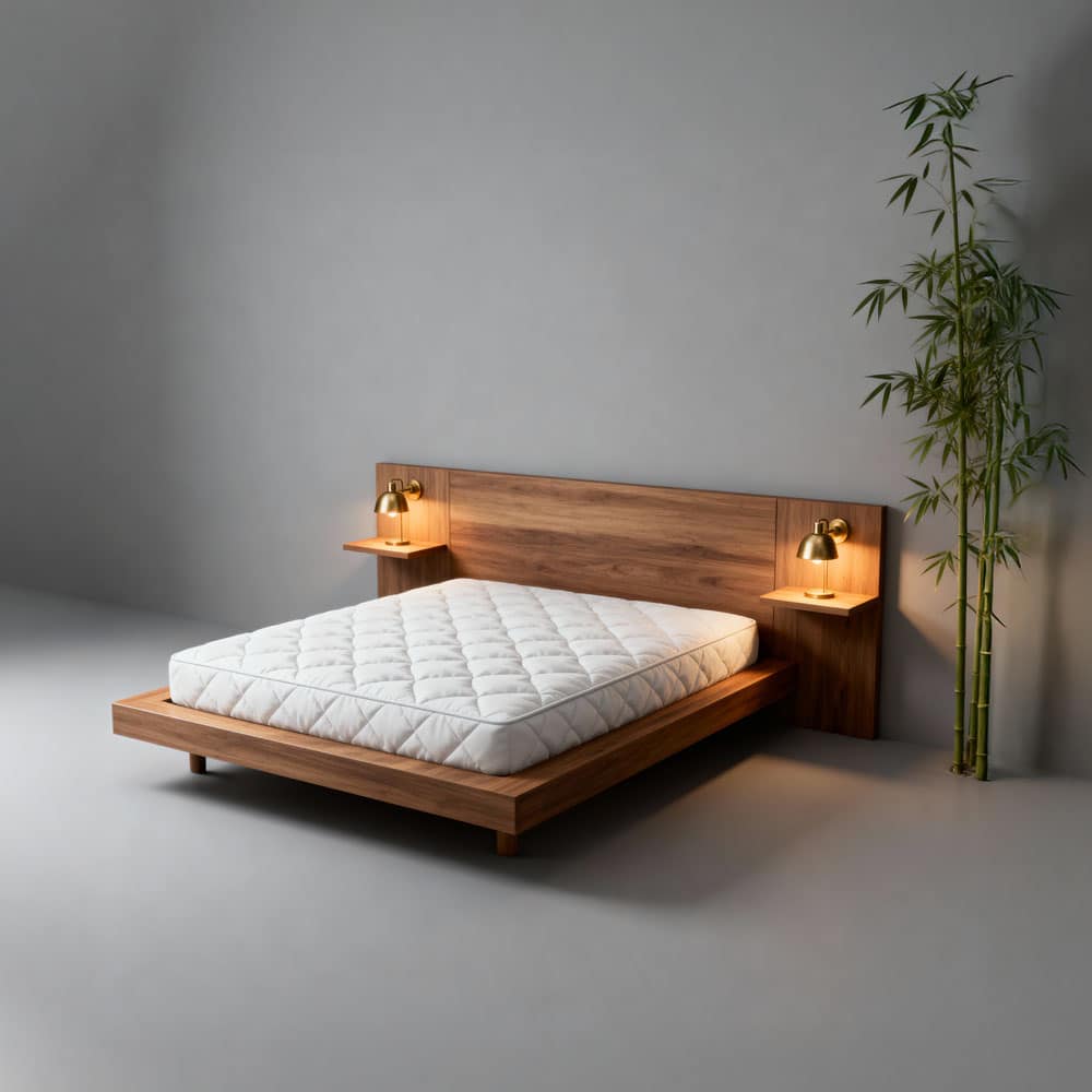 Materasso Tempo Bamboo singolo 80 cm, Memory 4,5 cm, 700 molle, a 9 zone.