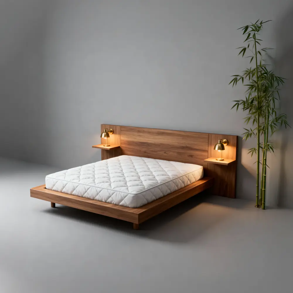 Materasso Morfeo Bamboo Singolo 80 cm, Memory 7,3 cm, 1600 molle , 9 zone differenziate.