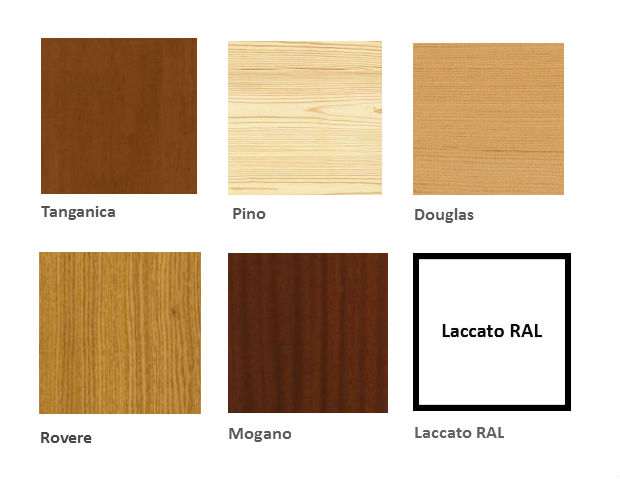 Pannello di rivestimento per blindo pantografato in legno a fibre parallele e pannelli in m.d.f. laccati, ideale per esterni