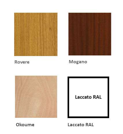 Pannello di rivestimento per blindo con bugne e cornici in massello applicate