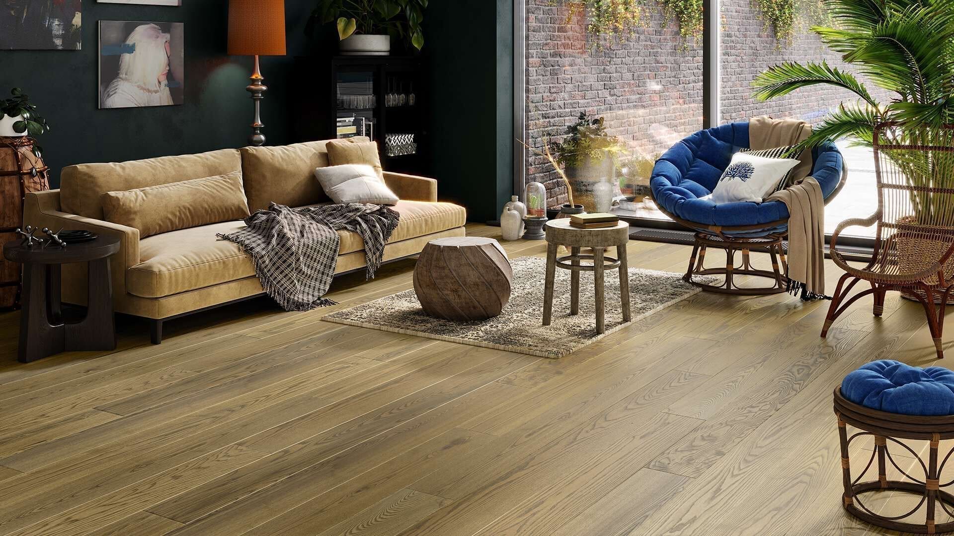 PARQUET PREFINITI – Frassino 1 Strip – Noce Americano