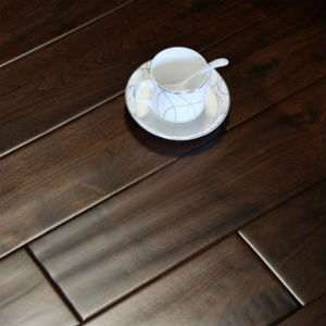 Parquet Prefinito Massello, Bamboo Nero Piallato a Mano