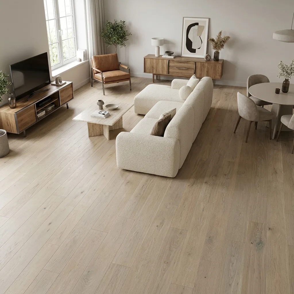 PARQUET PREFINITI – Rovere 1 Strip – Majster Marzipan Muffin – Spazzolato – Stock residuo: 1 mq – Offerta: € 27,72