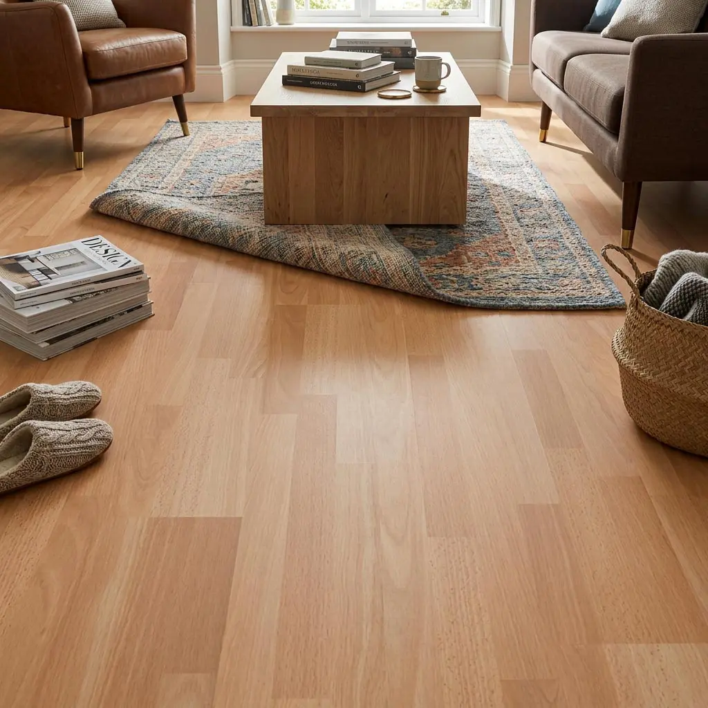 Parquet Laminato Beech 3 Strip Medium Plancia Intera AC4 Spessore 8 mm – Stock residuo: 7 mq – Offerta: € 48,36