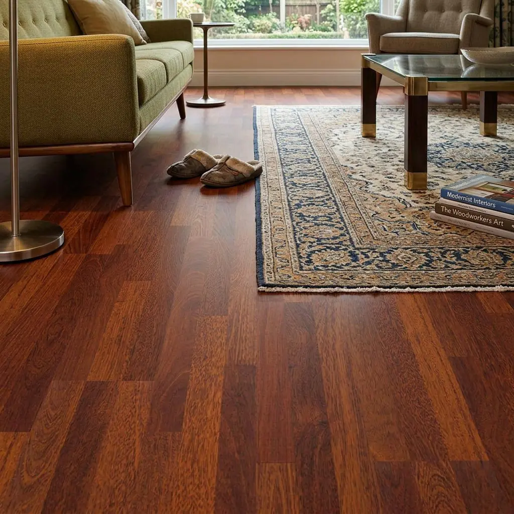 Parquet Laminato Merbau 3 Strip Medium Plancia Intera AC4 Spessore 8 mm – Stock residuo: 4 mq – Offerta: € 32,24
